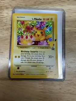 Happy Birthday Pikachu Holo 24 Celebrations Birthday Pokemon Card NM - Image 1
