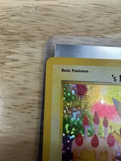 Happy Birthday Pikachu Holo 24 Celebrations Birthday Pokemon Card NM - Image 2
