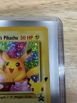 Happy Birthday Pikachu Holo 24 Celebrations Birthday Pokemon Card NM - Image 3