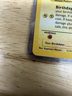 Happy Birthday Pikachu Holo 24 Celebrations Birthday Pokemon Card NM - Image 5