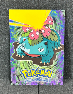 Pokemon Topps Card Venusaur E3 of 12 Non Holo Black Label - Image 1