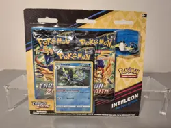 Pokemon TCG Crown Zenith Inteleon Pin Collection 3 Pack Blister, Damaged. - Image 1