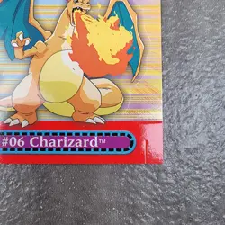Pokemon Topps Charizard #9 of 10 Pop-up TV Animation Series 3 - Image 4
