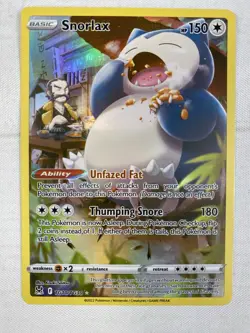 Snorlax TG10/TG30 Lost Origin Trainer Gallery Holo Pokemon TCG NM - Image 1