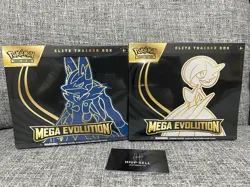 Pokemon Mega Evolution ETB x2 (Lucario and Gardevoir) IN HAND AS PAIR/SET - Image 1