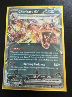 Charizard ex (Double Rare) 054/091 Pokemon Scarlet & Violet Paldean Fates - Image 1