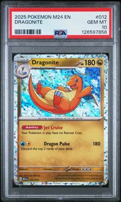 PSA 10 2025 Pokemon M24 English Mcdonald'S Collection #012 Dragonite Holo - Image 1