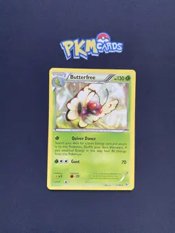 Pokemon TCG Butterfree Flashfire Rare 3/106 Regular Rare LP. - Image 1