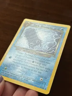 Pokemon TCG Dark Omanyte 37/105 Neo Destiny Regular Unlimited LP/NM - Image 3