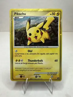 Pikachu PW Holo Pokemon 2010 World Collection Promo - Portuguese (US back) LP - Image 1