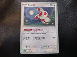 Spinda 151/182 INSUFFICIENT INK ERROR Common Pokemon Card - Image 1