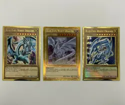 Yugioh Maximum Gold 1stED Blue Eyes White Dragon + Promo -Rare Variations- NM/M! - Image 1