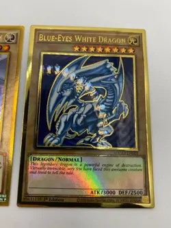 Yugioh Maximum Gold 1stED Blue Eyes White Dragon + Promo -Rare Variations- NM/M! - Image 4