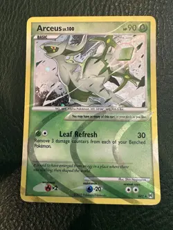 Arceus Holo AR2 Pokemon Arceus Set Card Diamond & Pearl Era Rare Foil Legendary - Image 1