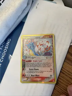 Kingdra (Delta Species) 10/110 Holon Phantoms Reverse Holo LP Pokemon Card - Image 2