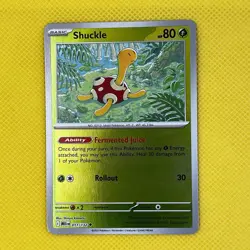 Shuckle 011/132 UnCommon Reverse Holo Mega Evolution Pokemon Card NM - Image 1