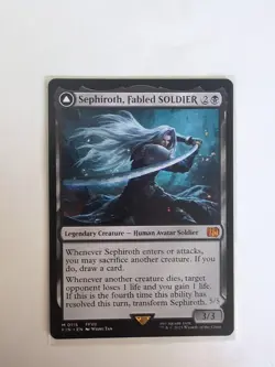 Sephiroth, Fabled SOLDIER M0115 Magic The Gathering Card Final Fantasy - Image 1