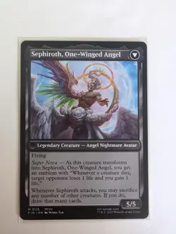 Sephiroth, Fabled SOLDIER M0115 Magic The Gathering Card Final Fantasy - Image 2