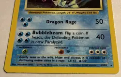 Pokemon Gyarados Holo Rare TCG Base Set Card 6/102 Vintage 1999 LP+ - Image 2
