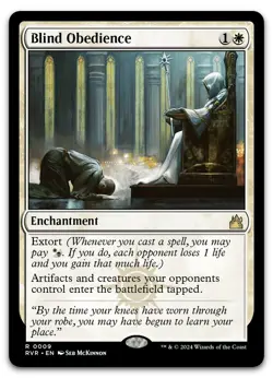 Blind Obedience #9 (NM) Ravnica Remastered RVR Magic MTG - Image 1