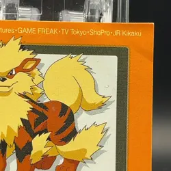 Arcanine 121 Bandai Pokemon Kids Cards Sticker TCG Japanese Nintendo Seal Anime - Image 2