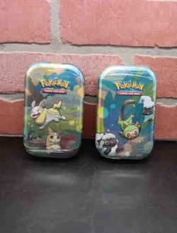 Pokemon TCG: (2x) Galar Pals Mini Tins “C22” SEALED New Evolving Skies - Image 1