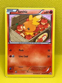 Pokemon Tcg Torchic RC5/RC25 Legendary Treasures Radiant Collection - Image 1