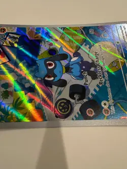 Riolu 215/198 Scarlet & Violet Base Set Illustration Rare Holo Pokemon TCG MINT - Image 3