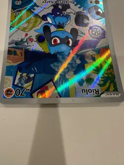 Riolu 215/198 Scarlet & Violet Base Set Illustration Rare Holo Pokemon TCG MINT - Image 4