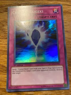 Crystal Raigeki RYMP-EN055 - 1st Edition - Near Mint - Super Rare - Image 1