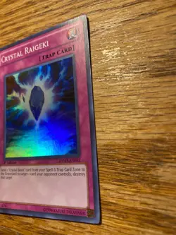 Crystal Raigeki RYMP-EN055 - 1st Edition - Near Mint - Super Rare - Image 2