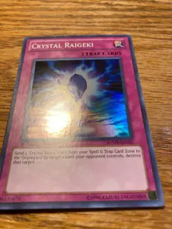 Crystal Raigeki RYMP-EN055 - 1st Edition - Near Mint - Super Rare - Image 4