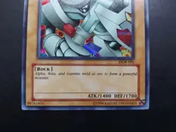 Yugioh - Alpha the Magnet Warrior DOR-001 Secret Rare Promo - Image 3