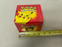 1999 Burger King Pokemon Pikachu 23K Gold Plated Card Red Box Sealed - Image 2
