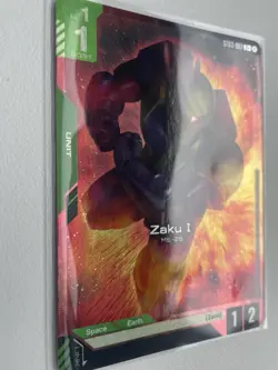Zaku I ST03-007 C+ | Alt Art Foil Card | Gundam TCG - Image 3