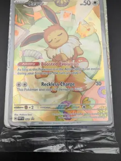 Eevee SVP 173 Prismatic Evolutions Sealed Black Star Promo Pokemon TCG Card - Image 3