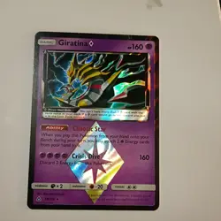 Giratina 58/156 - Sun & Moon Ultra Prism Holo Rare Pokemon Card - Image 1