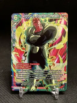 Android 16, Steadfast Comeback EB1-64 SR - Dragon Ball Super Card - Image 1
