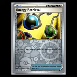 Energy Retrieval 171/198 Reverse Holo - Scarlet Violet Base Set Pokemon Card - Image 1