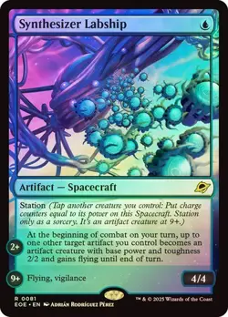 MTG - Synthesizer Labship - Foil - Edge of Eternities - Magic the Gathering - Image 1