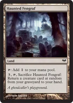Haunted Fengraf - Medium Play MTG Dark Ascension - Image 1