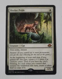 Magic The Gathering: MTG Ocelot Pride - Creature NF (MH3) Mythic 0038 - Image 1