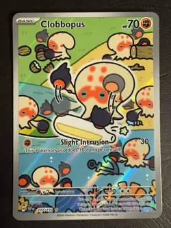 Clobbopus 207/191 Illustration Rare Pokemon SV Surging Sparks Near Mint - Image 1
