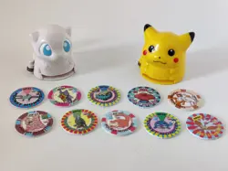 Battle Chip Neo BanPresto Pocket Monsters Pokemon Mew And Pikachu Launcher - Image 1