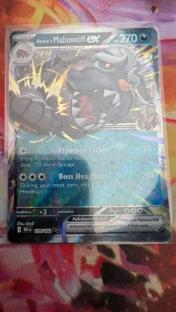Arven's Mabosstiff Ex Double Rare Destined Rivals Pokemon TCG 139/182 NM-Mint - Image 1