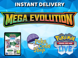 MEGA EVOLUTION LIVE CODES - Pokemon Online Booster Code INSTANT QR EMAIL TCGO - Image 1