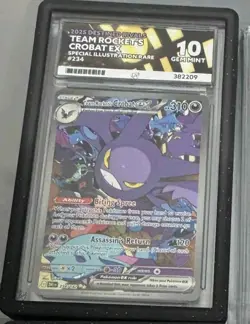 Pokemon - Destined Rivals - Team Rocket’s Crobat EX SIR - 234/182 - Ace 10 - Image 1