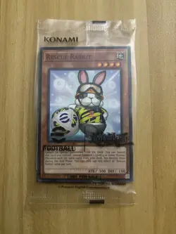 Yugioh -Rescue Rabbit EFC1-EN001 Neymar eFootball Collaboration Promo *Sealed* - Image 1