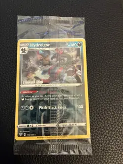 Pokemon Hydreigon 110/189 Reverse Foil Promo Card Thank You Stamp Sealed - Image 1