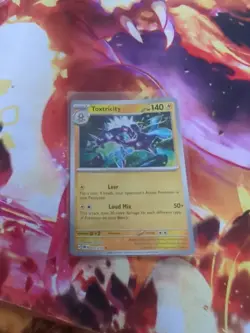 072/197 Toxtricity : Reverse Holo Rare Card : SV03 Obsidian Flames Pokemon TCG - Image 1